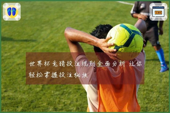 世界杯竞猜投注规则全面分析 让你轻松掌握投注秘诀